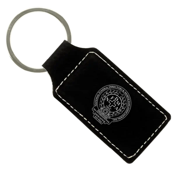Leatherette Keychain - Laser Etched